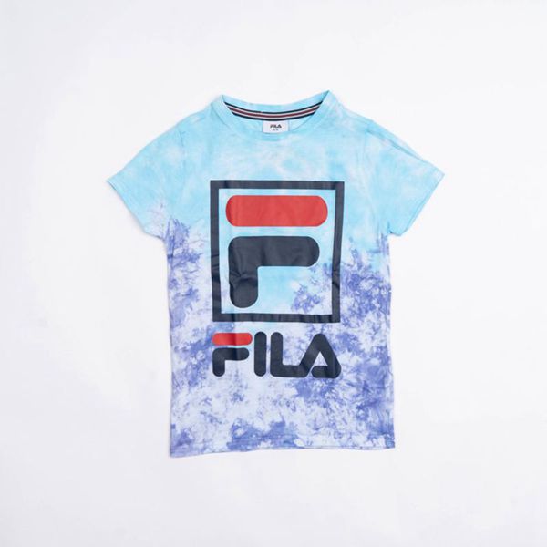 Camisetas Fila Rapaz Turquesa - Fila Stacker Portugal Lisboa,LQOF-01769